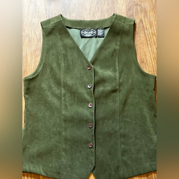 Vintage 90s Suede Vest - Great Condition! - Picture 4 of 5